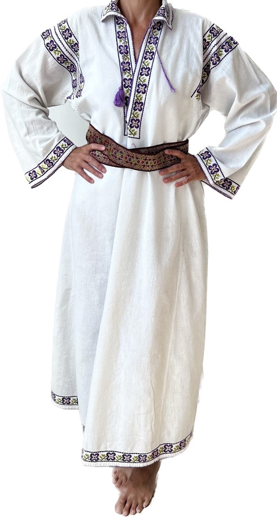 Vintage Traditional Romanian Folk Peasant's Dress… - image 2