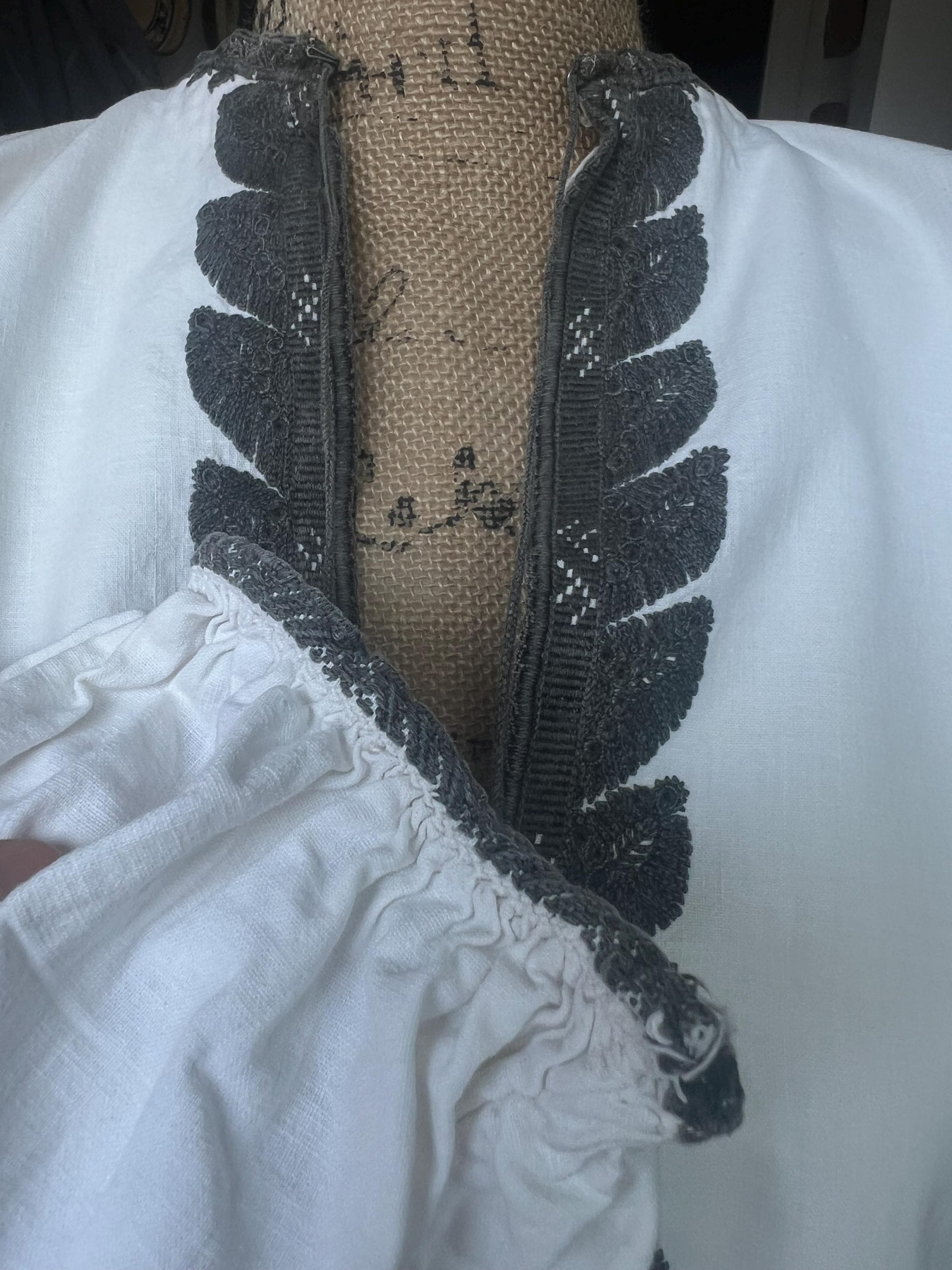 Vintage Romanian Ethnic Blouse - Etsy