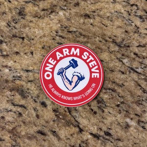 One Arm Steve Widespread Panic Sticker