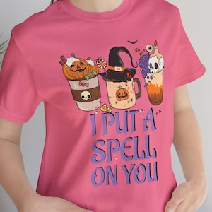 Funny Pumpkin Spice, I Put A Spell On You, Holiday Latte, Halloween Shirt, Bella  Canvas 3001