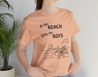 At the Beach With the Boys Beach Boys T-shirt - Etsy