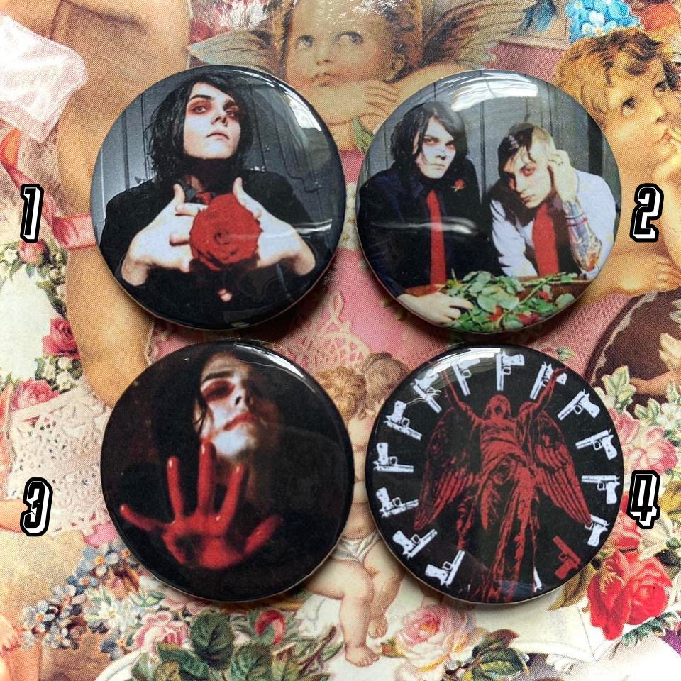 My Chemical Romance Three Cheers for Sweet Revenge Themed 32mm Pins - Etsy