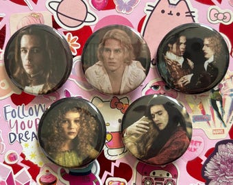 Interview with the Vampire (1994) themed 32mm pins