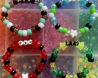 Pierce the Veil themed pony bead bracelets