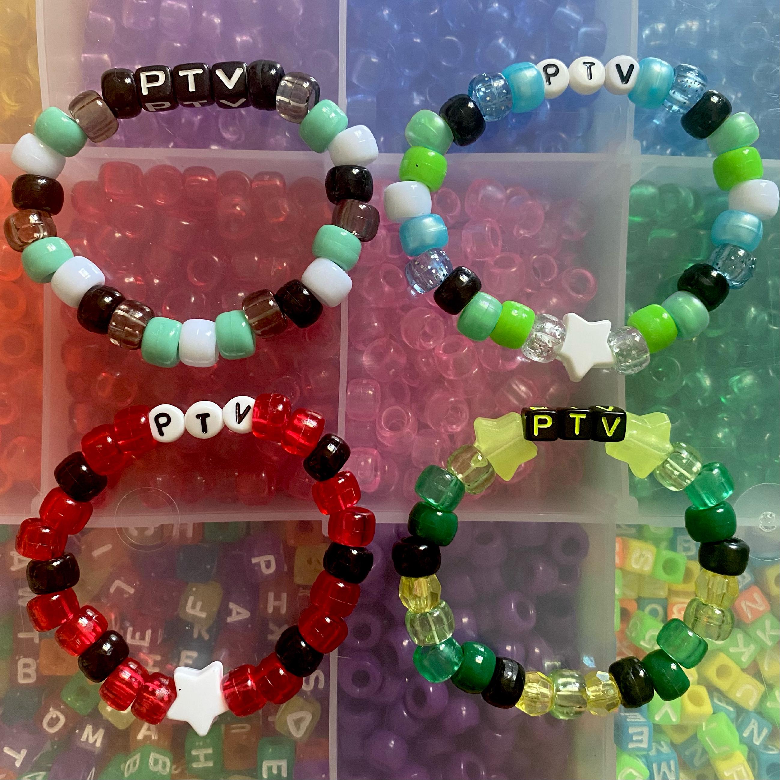 Pierce the Veil Themed Pony Bead Bracelets - Etsy