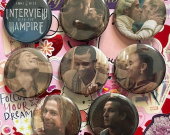 AMC Interview with the Vampire themed 32mm pins