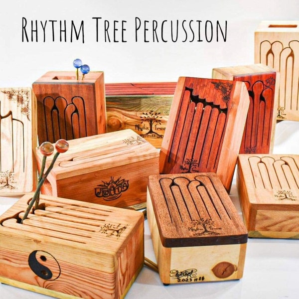 Wooden Tongue Drum Etsy