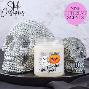 HALLOWEEN BOTOX FILLER Candle, Gift for Nurse Injector, Spooky Salon Spa Candle, Cute Fall Medical Spa, Retro Trendy Vintage, Gift for Her