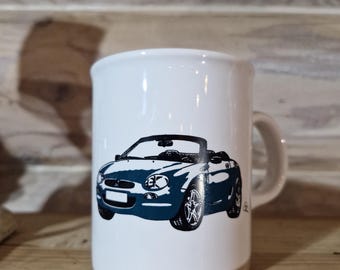 Vintage MG Car Club of Sweden-mugg – MGF 1996 jubileumsutgåva