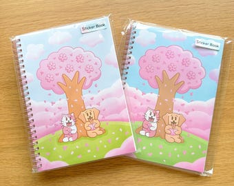 Sakura Season A5 Reusable Sticker Book with Release Paper