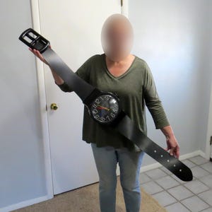 Huge 57” Wall Watch by Optix ClockX Florida USA Functional Quartz Movement 1980’s Novelty