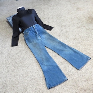 70s Lee Bell Bottoms - Etsy