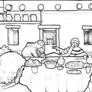 The Woman Washing Jesus&#39; Feet//Matthew 26 6–13//Mark 14 3–9//Luke 7 36–50//John 12 1–8