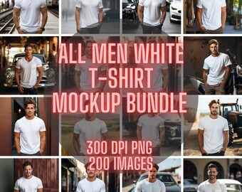 Men&#39;s Mockup T Shirt Bundle Mens Mockup template Mens Tshirt Mockup Bundle mens template t-shirt mocks manly mock template tshirt