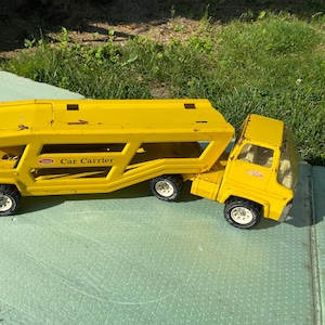 Tonka Carrier, Vintage Tonka, Toy Car Hauler, All Steel Car Hauler, Made in USA Toy, 1970s Vintage Toy, Vintage Tonka Truck, Die Cast Hauler