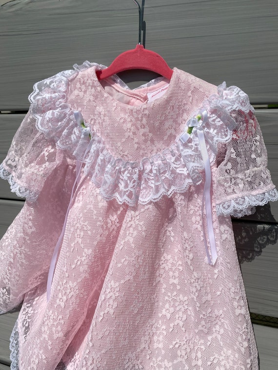 vintage baby pink dress - Gem