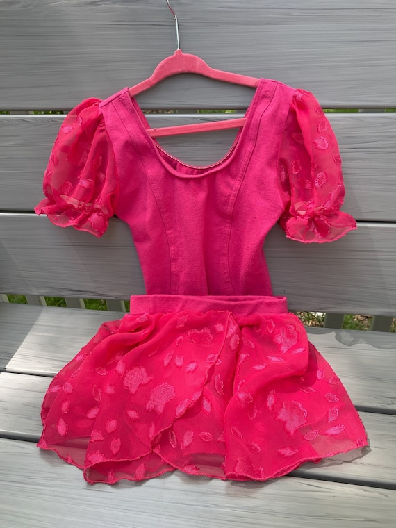Child's Leotard,  Dance Skirt, "Eurotard", Pink L… - image 1