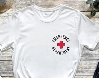 Camiseta de enfermera de urgencias, regalo para el departamento de urgencias