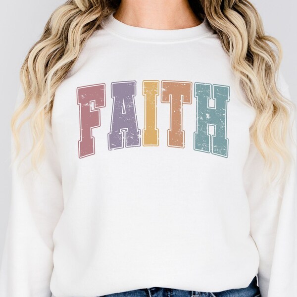 Easter Faith Sweater, Floral Cross Sweatshirt, Flowers And Butterfly Crewneck, Christian Clothing, Jesus Longshirt, Christianity Gift