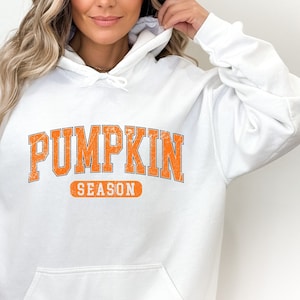 Pumpkin Season Sweatshirt & Hoodie, minimal Halloween Sweatshirt, Pumpkin Season Sweatshirt, Fall Clothing, Cute fall Crewneck