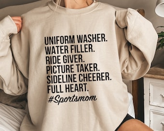 Sports Mom Life Sweatshirt, Game Day Gift Hoodie