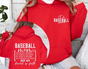 Baseball Mom Sweatshirt, Sport Mom Sweatshirt, Baseball Sweatshirt, Baseballer Mom Sweatshirt, Baseball Game Fan Gift, Game Day Sweatshirt