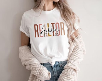 Realtor Shirt, Real Estate Shirt Gift For Realtor, Personalized Realtor T-Shirt, Custom Realtor Life Shirts, Real Estate Agent Gift T-Shirts