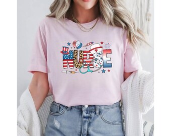 Nurse 4th of July Shirt: ER Emergency Patriotic Tee
