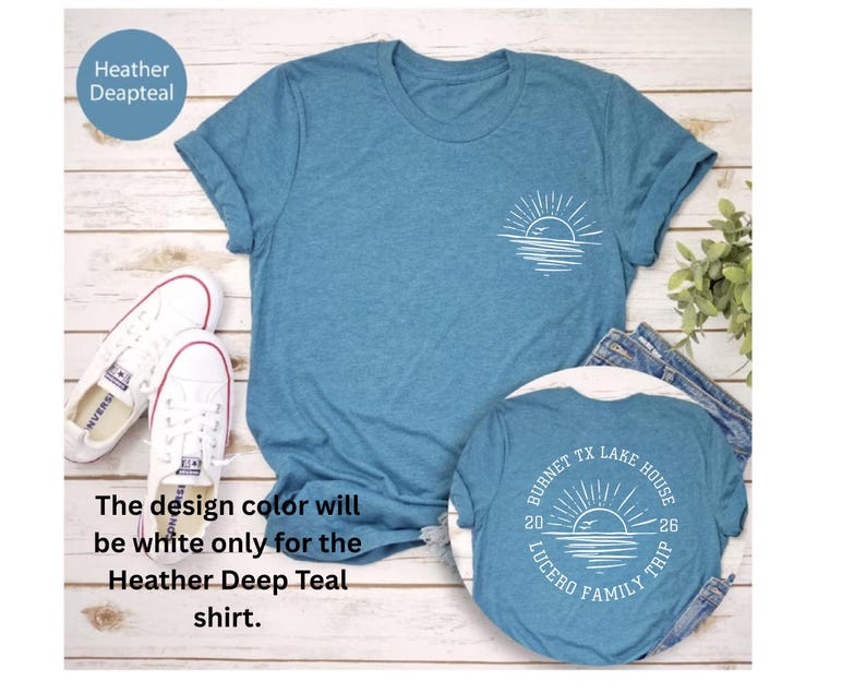 Personalized Family Beach Vacation Shirt, Customized Family Name Matching Trip T-Shirt image 3