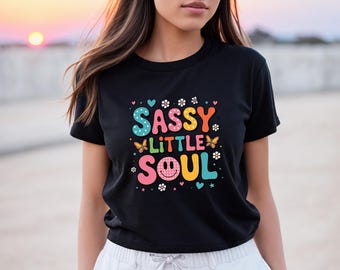 Sassy Little Soul Shirt, Retro Toddler Girl Tee