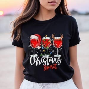 Christmas Spirits Shirt, Bourbon Christmas Shirt, Whiskey Lover Shirt, Christmas Holiday Shirt, Christmas Shirt, Christmas Vacation Shirt image 1