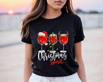 Christmas Spirits Shirt, Bourbon Christmas Shirt, Whiskey Lover Shirt, Christmas Holiday Shirt, Christmas Shirt, Christmas Vacation Shirt