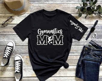 Personalized Gymnastics Mom Shirt, Sport Lover Gift, Mother's Day Gift