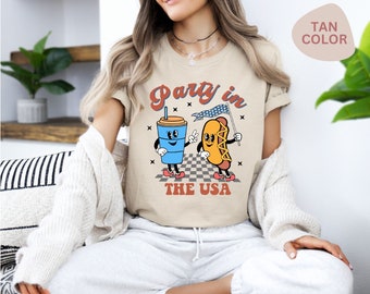 Party In The USA Shirt, Funny 4th of July Shirt