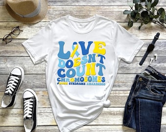 Love Doesn't Count Chromosomes Shirt, Extra Chromosome T-Shirt, Down Syndrome Gift, Down Syndrome Teacher Shirt, Down Syndrome Awareness Tee