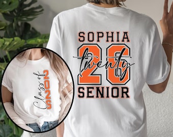 Personalized Senior 2026 Shirt, Class Of 26 Shirts, Graduation 2026, Custom Name Graduation Gift, Senior Gift Graduation, Graduation Party