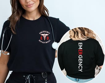 Camiseta de enfermera de urgencias, camiseta de enfermera de urgencias, enfermera de medicina de urgencias, regalo de enfermera de urgencias, camiseta de sala de urgencias, enfermera registrada, regalo de enfermera