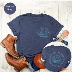 Personalized Family Beach Vacation Shirt, Customized Family Name Matching Trip T-Shirt image 6