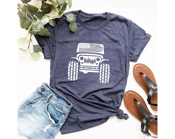 American offroad shirt, Offroad forest shirt, USA Flag shirt, US Offroad, 4WD offroad shirt, Amarican Flag, 4wd Flag Usa