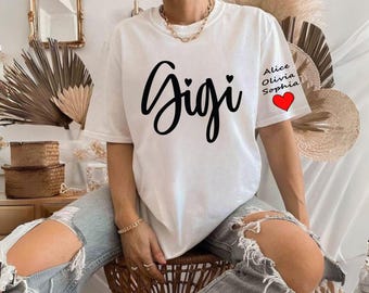 Personalized Gigi Shirt, Grandma-life Shirt, Mother's Day Tee