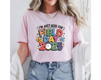 Field Day Teacher Shirt, Fun Day Shirt, Happy Face Shirt, Field Day Shirt, Last Day of School Shirt, Field Trip 2025 Shirt