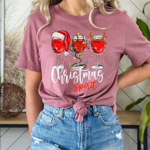 Christmas Spirits Shirt, Bourbon Christmas Shirt, Whiskey Lover Shirt, Christmas Holiday Shirt, Christmas Shirt, Christmas Vacation Shirt image 3