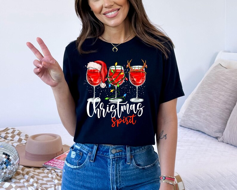 Christmas Spirits Shirt, Bourbon Christmas Shirt, Whiskey Lover Shirt, Christmas Holiday Shirt, Christmas Shirt, Christmas Vacation Shirt image 5