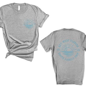 Personalized Family Beach Vacation Shirt, Customized Family Name Matching Trip T-Shirt image 5