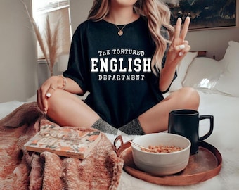 Camiseta del Departamento de Inglés Torturado, Profesor de Lengua y Literatura Inglesa, Camiseta de Inglés como Segunda Lengua