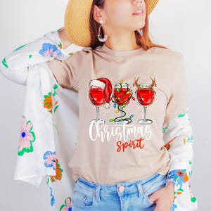 Christmas Spirits Shirt, Bourbon Christmas Shirt, Whiskey Lover Shirt, Christmas Holiday Shirt, Christmas Shirt, Christmas Vacation Shirt image 4