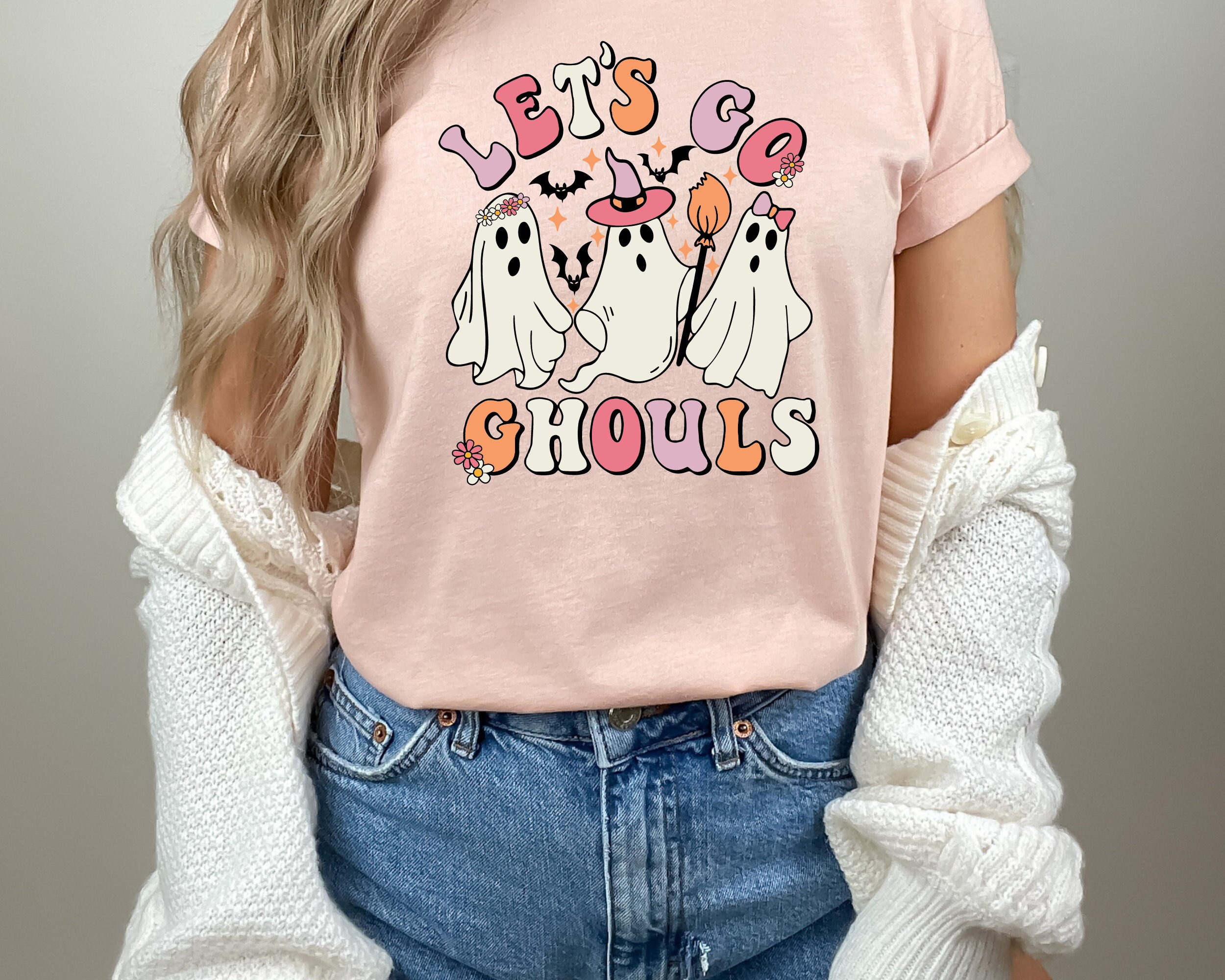 Lets Go Ghouls Bluey Halloween Shirt For Adult Kids, Bluey Hocus
