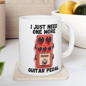 Guitar Pedal Coffee Mug, Overdrive Effects Pedal Cup, Cool Guitarist Gear Mug, Guitar Player Gift, Gearhead Gift, Stompbox, Guitarist Mug