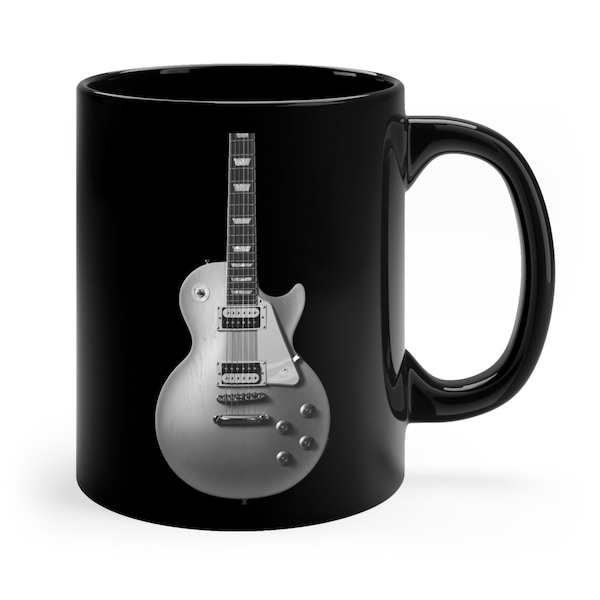Les Paul Guitar Coffee Mug, Electric Guitar Mug, Guitar Mug, Cool Guitar Mug, Guitar Gift, Guitar Player Gift, Gift for Guitarist