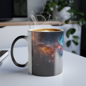 Color Changing Galaxy Space Mug, Universe Mug, Cosmos Cup, Space Mug, Cosmic Cup, Celestial, Space Lover Gift, Starry Sky Gift, Outer Space
